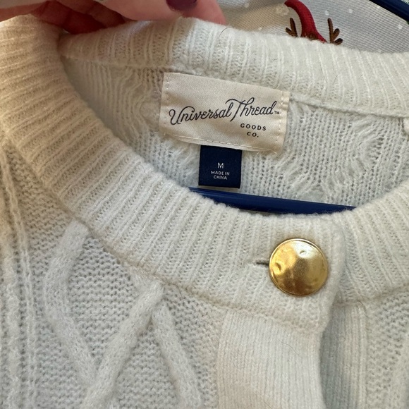 Universal Thread Black and White Striped Cardigan - Picture 3 of 4